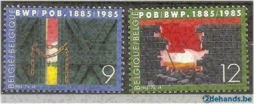 Belgie 1985 - Yvert/OBP 2167-2168 - Werkliedenpartij (PF), Postzegels en Munten, Postzegels | Europa | België, Postfris, Postfris
