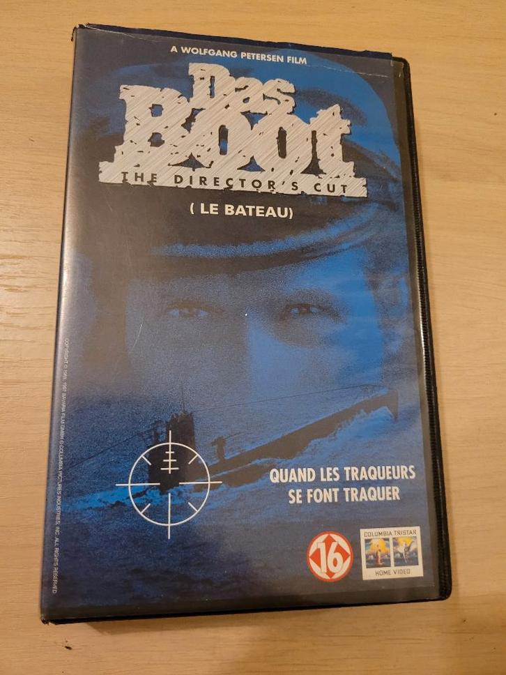k7 vhs das boot, CD & DVD, VHS | Film, Comme neuf, Science-Fiction et Fantasy, Enlèvement ou Envoi