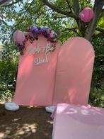 2 Bogen met roze hoes beschikbaar, Ophalen, Zo goed als nieuw