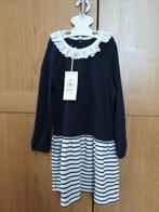 Petit Bateau Marineblauwe jurk met kanten lijnen, 36 maanden, Kinderen en Baby's, Meisje, Nieuw, Ophalen of Verzenden, Petit Bateau