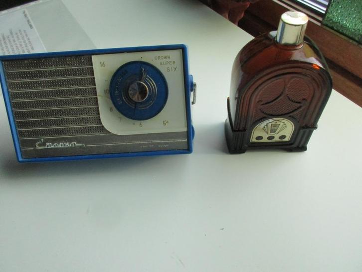 Crown TR-610 +.... Japan. Eind '50., Antiek en Kunst, Antiek | Tv's en Audio, Ophalen of Verzenden