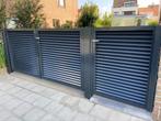 dubbele + enkele aluminium draaipoort, Tuin en Terras, Tuinpoorten, Ophalen, Zo goed als nieuw, Aluminium, Draaipoort