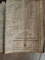 Zeekaart van 1957 met de monding van de thames .zwaar papier, Ophalen