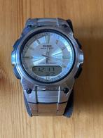 Casio WaveCeptor (Radio-pilotée), Handtassen en Accessoires, Horloges | Heren, Gebruikt, Staal, Polshorloge, Ophalen of Verzenden
