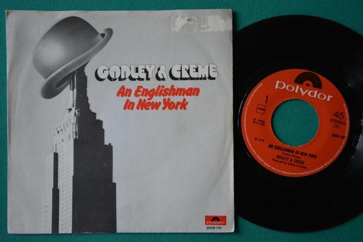 Godley & Creme – An Englishman In New York (9) -vinyl singel, Cd's en Dvd's, Vinyl Singles, Gebruikt, Single, Pop, 7 inch, Ophalen of Verzenden