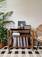 Vintage midcentury platenspeler meubel | trolley | retro, Huis en Inrichting, Kasten | Overige, Ophalen