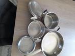 Inox pan, Huis en Inrichting, Ophalen, Zo goed als nieuw, Inox, Pannenset