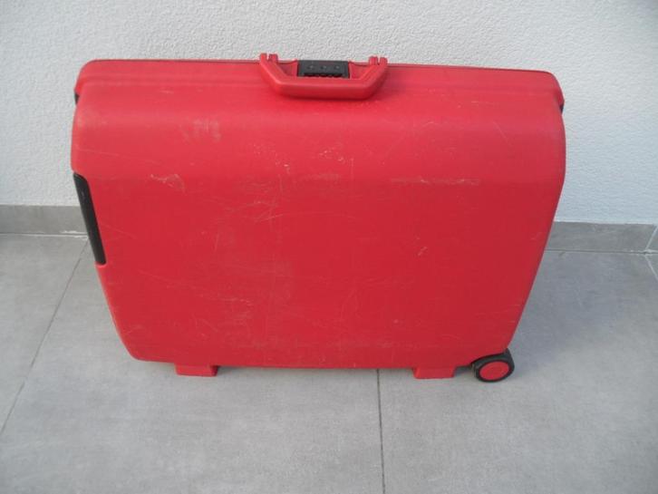 Valise de voyage Samsonite, Handtassen en Accessoires, Koffers, Gebruikt, Hard kunststof, 60 tot 70 cm, 45 tot 55 cm, Slot, Wieltjes