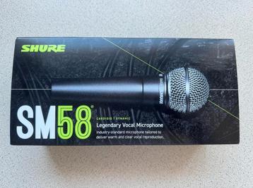 Shure SM58 — Gloednieuwe microfoon, Vocal Reference beschikbaar voor biedingen