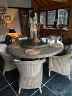 Mooie ronde eettafel, Huis en Inrichting, Tafels | Eettafels, Ophalen, Gebruikt, Vijf personen of meer, Rond