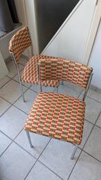 2 x vintage / retro stoelen, Huis en Inrichting, Ophalen of Verzenden