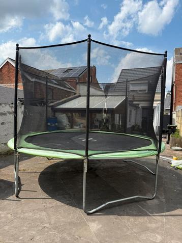 Trampoline x-scape 366cm + accessoires beschikbaar voor biedingen