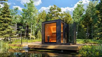 PLUG-AND-PLAY SAUNA MET ELEKTRISCHE VERWARMING | 2.2 X 2.2 M beschikbaar voor biedingen