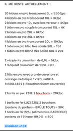 4 ijzeren vaten van 225L voedsel (ETHANOL), prijs 30€/st, Ophalen of Verzenden, Zo goed als nieuw