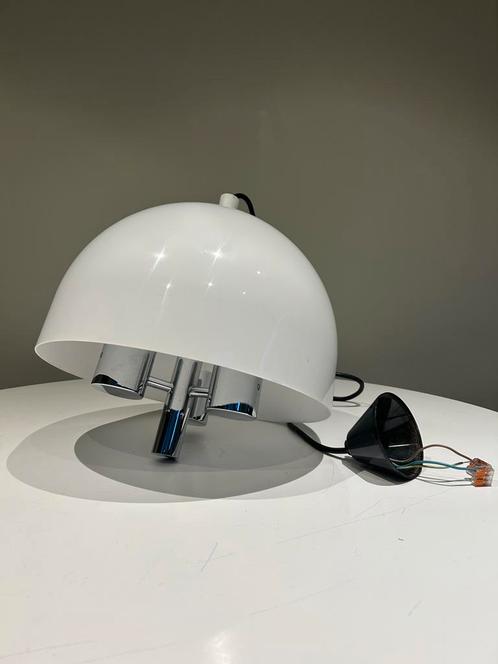 Vintage RAAK Mushroom hanglamp – Space age, Huis en Inrichting, Lampen | Hanglampen, Zo goed als nieuw, Minder dan 50 cm, Kunststof