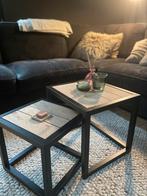 Eiken salontafel Setje, Huis en Inrichting, Tafels | Salontafels, Ophalen, Minder dan 50 cm, Eikenhout, Nieuw