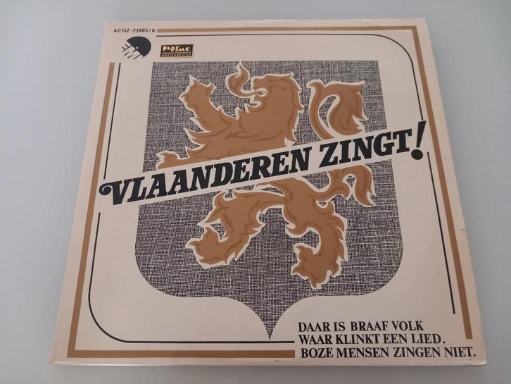 Vinyl 2LP Vlaanderen zingt! Klassiek Koor Folk Folklore, Cd's en Dvd's, Vinyl | Nederlandstalig, Streekmuziek, 12 inch, Ophalen of Verzenden