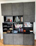 BESTA boekenkast, Huis en Inrichting, Ophalen, Zo goed als nieuw, Met deur(en)