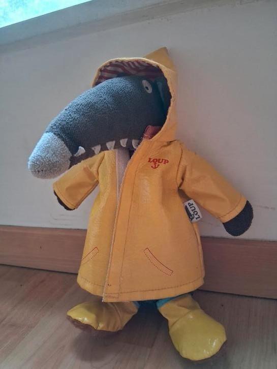 Plush Little Wolf, compleet matrozenjack, gewaxte jeans en l, Kinderen en Baby's, Speelgoed | Educatief en Creatief, Gebruikt