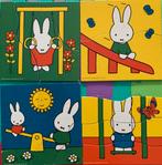4 puzzels Nijntje vanaf 18mnd, Kinderen en Baby's, Speelgoed | Kinderpuzzels, Minder dan 10 stukjes, Gebruikt, 6 maanden tot 2 jaar