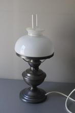 Lampadaire avec socle en étain, Maison & Meubles, Lampes | Lampes de table, Métal, Utilisé, Moins de 50 cm, Enlèvement ou Envoi