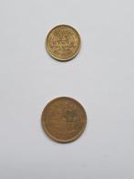 Munten Ceylon 1943 (20 cent + 25 cent), Ophalen of Verzenden, Zuidoost-Azië, Losse munt