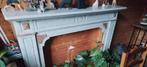 Tour de cheminée marbre blanc, Maison & Meubles, Cheminées, Enlèvement, Comme neuf, Cheminée sur pied
