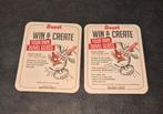 2 verschillende duvel bierviltjes, Hobby en Vrije tijd, Verzamelkaartspellen | Overige, Verzenden, Nieuw