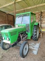 Deutz d5506 met Klepelmaaier Muthing 3 meter, Ophalen