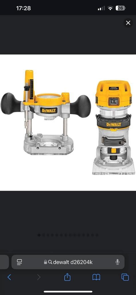 Défonceuse DeWalt, Doe-het-zelf en Bouw, Gereedschapskisten, Nieuw, Gevuld, Ophalen of Verzenden