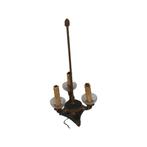 Lampvoet in de vorm van een driepoot op voet met dennenappel, Ophalen of Verzenden
