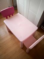 Kindertafel en 2 stoelen, Ophalen, Gebruikt, Stoel(en)