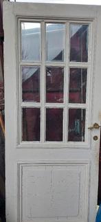 Porte vitré massif dimention 220x89cm a lodelinsart, Bricolage & Construction, Châssis & Portes coulissantes, Enlèvement