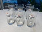 6 bierglazen Cristal Alken, Verzamelen, Ophalen