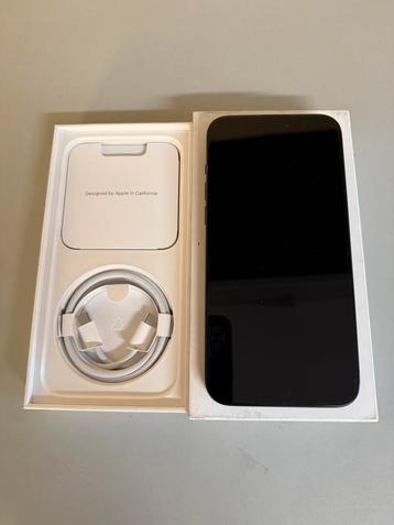 iPhone 15 Pro Max 256GB Black titanium, Telecommunicatie, Mobiele telefoons | Apple iPhone, Zwart, IPhone 15 Pro Max, Zo goed als nieuw