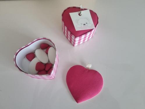 Drageecontainer uit de Vis ta vie vichy rose collectie, Hobby en Vrije tijd, Feestartikelen, Nieuw, Feestartikel, Ophalen
