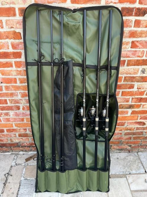 Fish-XPro Carp Pro Improve Set - 3 rod + extra's, Watersport en Boten, Hengelsport | Karpervissen, Nieuw, Complete set, Ophalen
