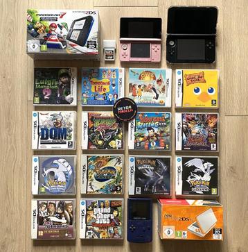 Consoles Nintendo 2DS/3DS/Color + Jeux