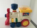 Trein, Megcos, met toeter en balletjes die op en neer gaan a, Kinderen en Baby's, Ophalen of Verzenden, Gebruikt