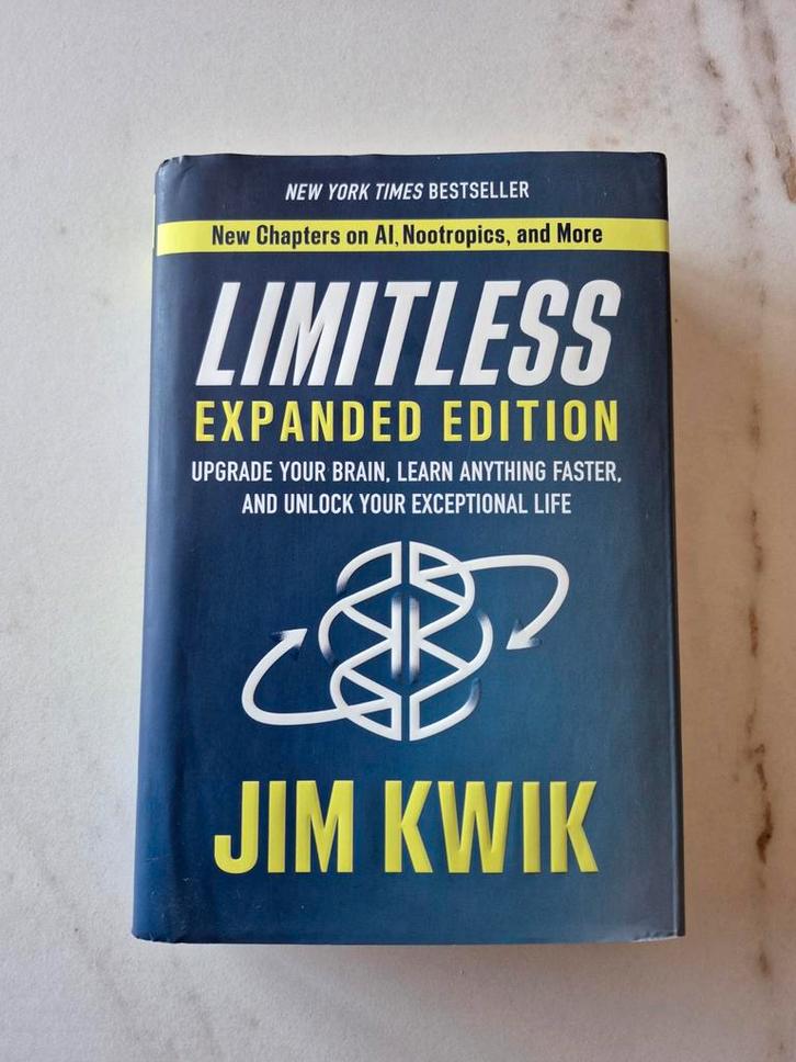 Jim Kwik - Limitless expanded edition, Boeken, Economie, Management en Marketing, Zo goed als nieuw, Ophalen of Verzenden