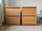 Ikea Malm nachtkastjes, Huis en Inrichting, Ophalen, Gebruikt