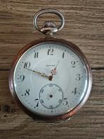 Zakhorloge Invar - Medaille d'or - Milan 1906, Handtassen en Accessoires, Horloges | Antiek, Ophalen of Verzenden, Zilver, Zakhorloge