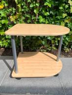 Bijzettafeltje op wieltjes, in perfecte staat, Enlèvement, Comme neuf, Ovale