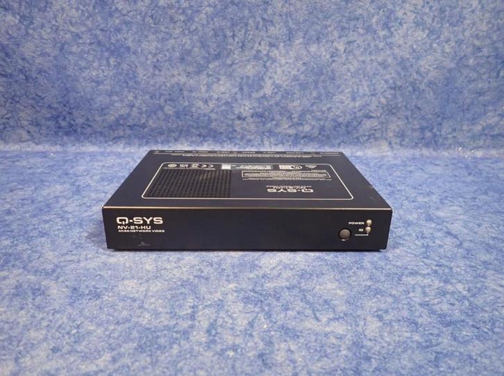 QSC Q-SYS NV-21-HU 4K60 Netwerkvideo-eindpunt, Audio, Tv en Foto, Professionele apparaten, Gebruikt, Video, Ophalen of Verzenden