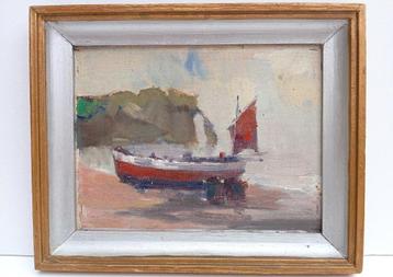 THOMAS DEPUTTER (1896-1972) schilderij boot beschikbaar voor biedingen