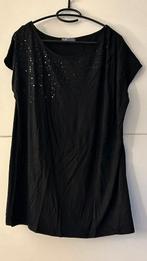 TQF Collection zwarte T-shirt met pailletten, Kleding | Dames, T-shirts, Zwart, Maat 42/44 (L), Ophalen of Verzenden, Zo goed als nieuw