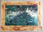 WILFRIED PAS / HEROISCH FEEST / KLEURZEEFDRUK / 54x75cm SIG, Antiek en Kunst, Ophalen of Verzenden