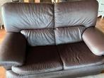 Lederen zetel, Ophalen, Gebruikt, Rechte bank, Leer