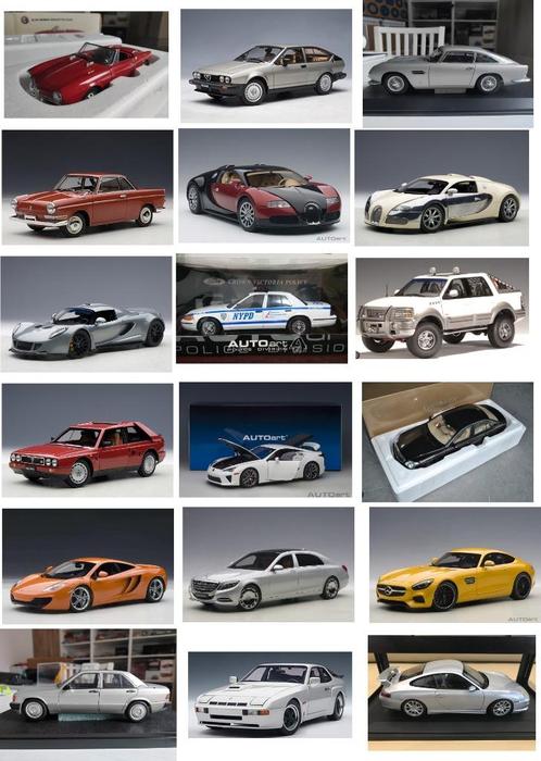 1:18 Autoart CMC Exoto BBR Hotwheels Elite, Hobby en Vrije tijd, Modelauto's | 1:18, Zo goed als nieuw, Auto, Autoart, Ophalen of Verzenden