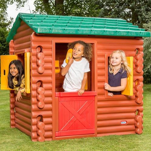 NIEUWE Little Tikes Blokhut / Log Cabin speelhuis, Kinderen en Baby's, Speelgoed | Buiten | Speelhuisjes, Nieuw, Kunststof, Ophalen